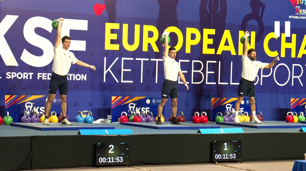 European Kettlebell Championship is underway in Chișinău