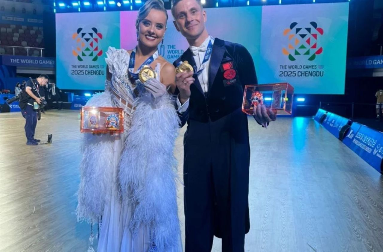 Gold for Moldova at the 2025 World Games: Anastasia Glazunova and Alexei Gluhov are dance sport world champions