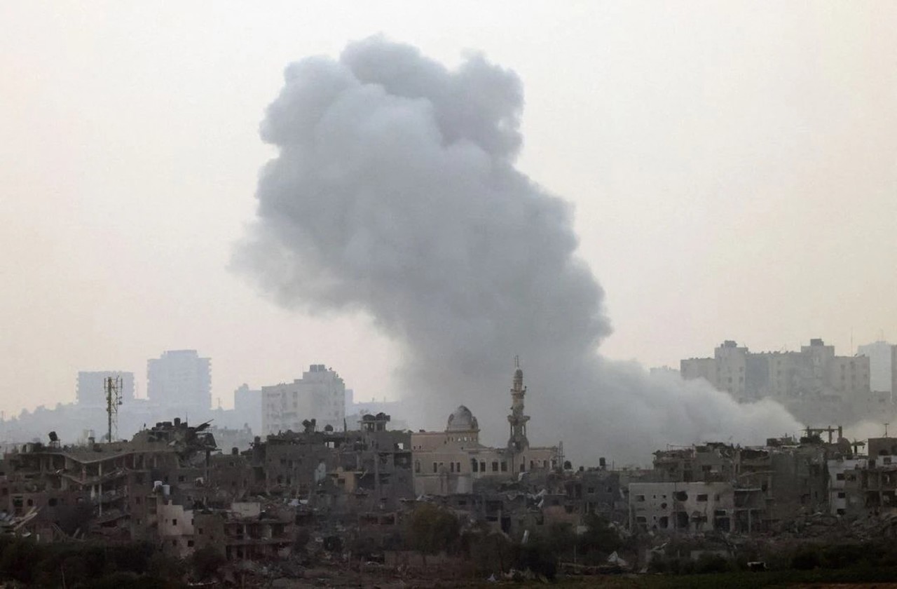  Middle East Israel bombards Gaza as world leaders call for pause in conflict to let aid in