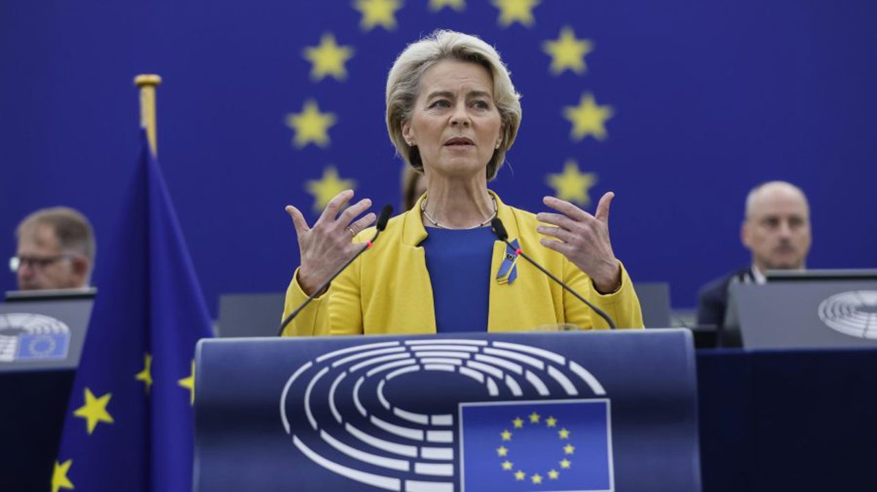 Ursula von der Leyen, confident that she can get a new mandate as president of the European Commission