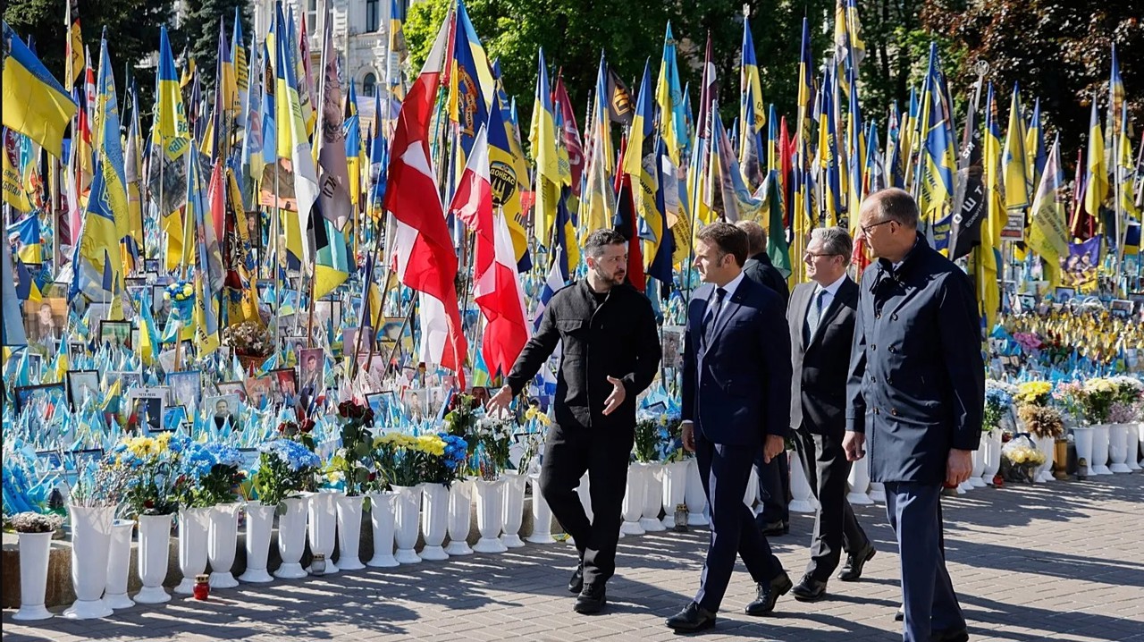 Corespondență Dan Alexe | „Coaliția voluntarilor” pentru Ucraina se reunește la Kiev, dar nu toate țările UE participă la sprijinul militar