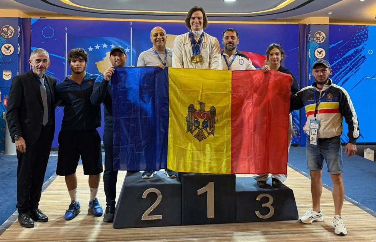 Halterofilul moldovean Alexandru Baldji a devenit campioan european de juniori „sub 20 ani” 