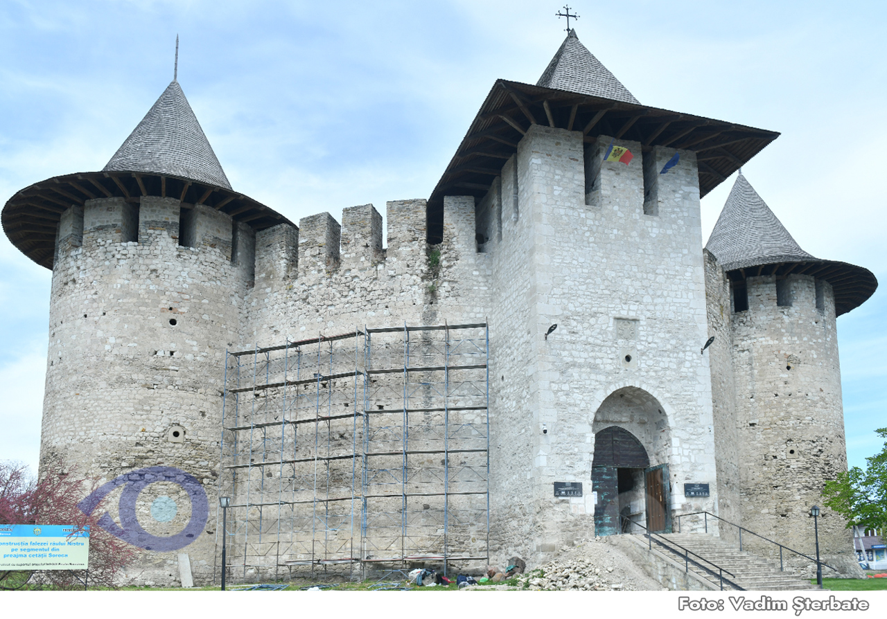 Сорокская крепость закрыта на реставрацию до ноября. Проект финансируется Европейским Союзом