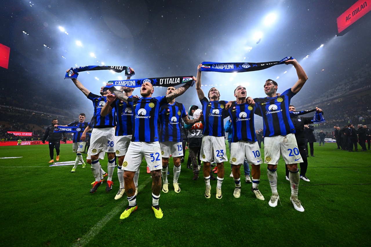 Inter Milan win 20th Serie A title with derby victory over AC Milan