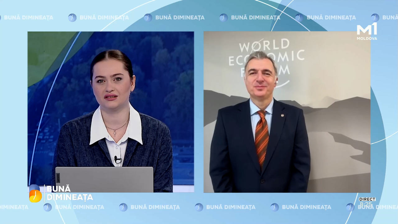 Osmochescu, de la Davos: Primele proiecte investiționale în IT, turism, industrie sau energie „pot fi lansate chiar în acest an”