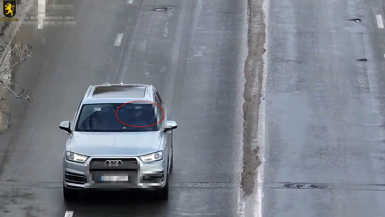 Razie cu drona în Orhei: Peste 20 de șoferi, prinși cu telefonul la volan în doar trei ore