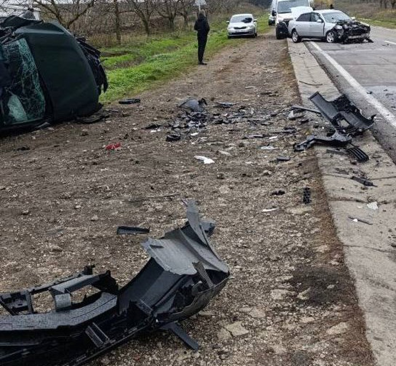 Авария в Будештах: в больницу доставлены два человека