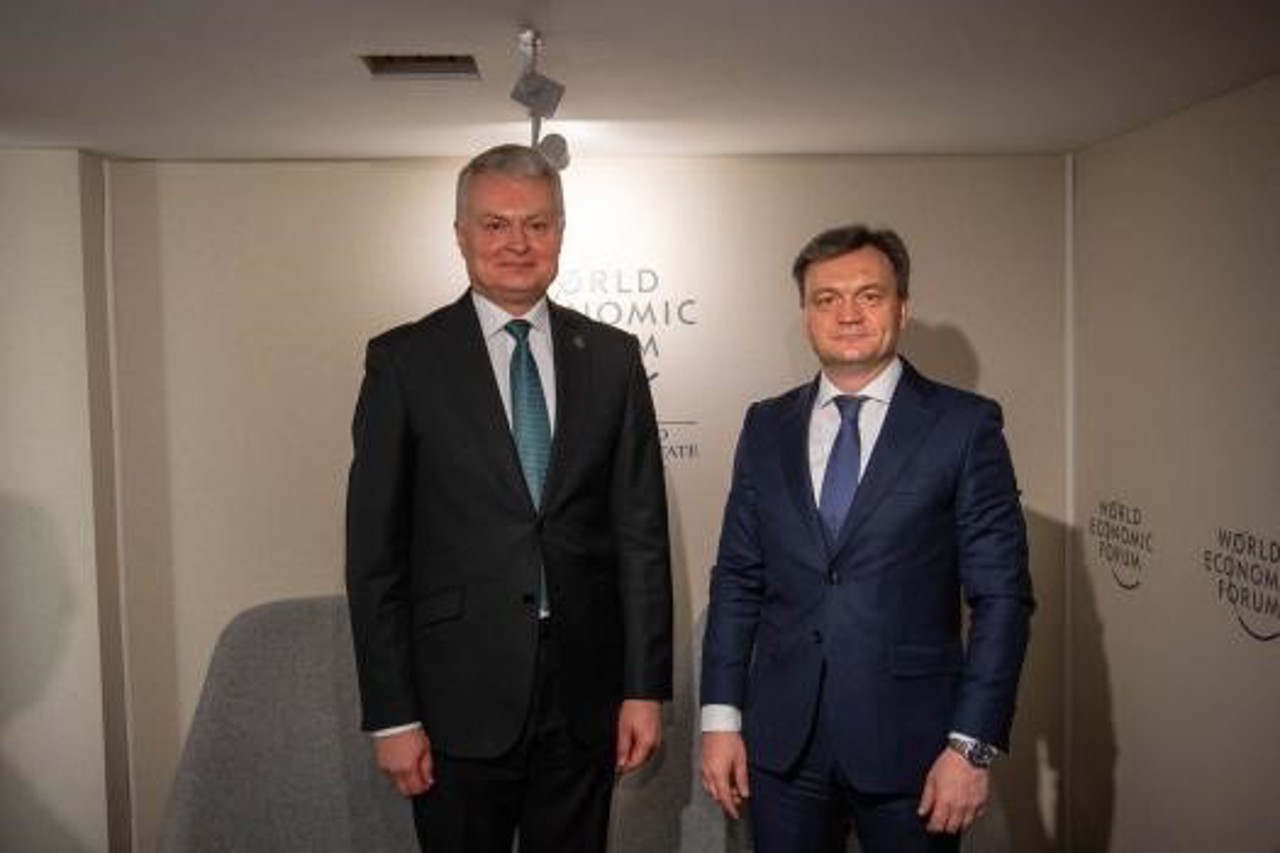 gov.md/ Premierul Dorin Recean cu președintele Lituaniei, Gitanas Nausėda