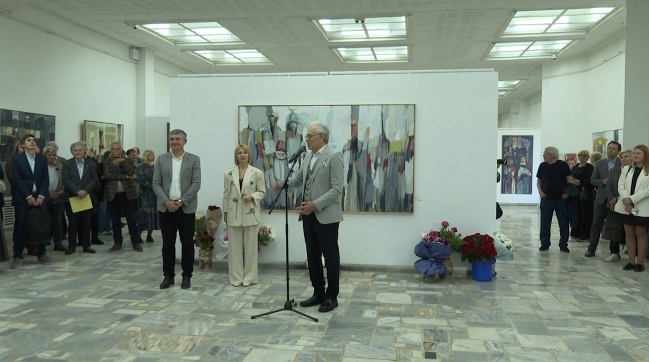 „Urme”, expoziția personală a lui Tudor Zbârnea poate fi admirată la Galeria „Constantin Brâncuși” din capitală 