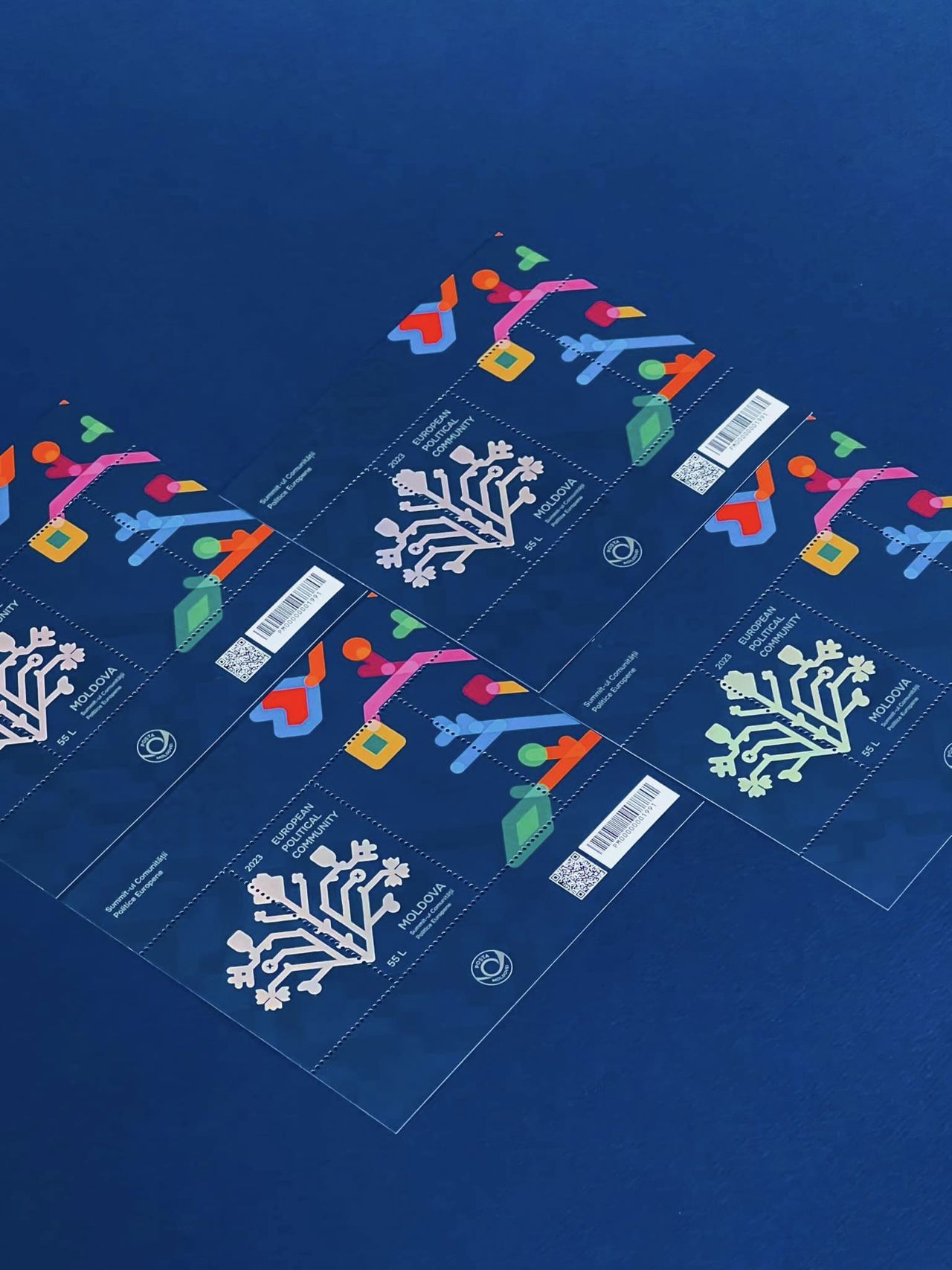 Poșta Moldovei a pus în circulație seria de mărci poștale dedicată Summitului CPE