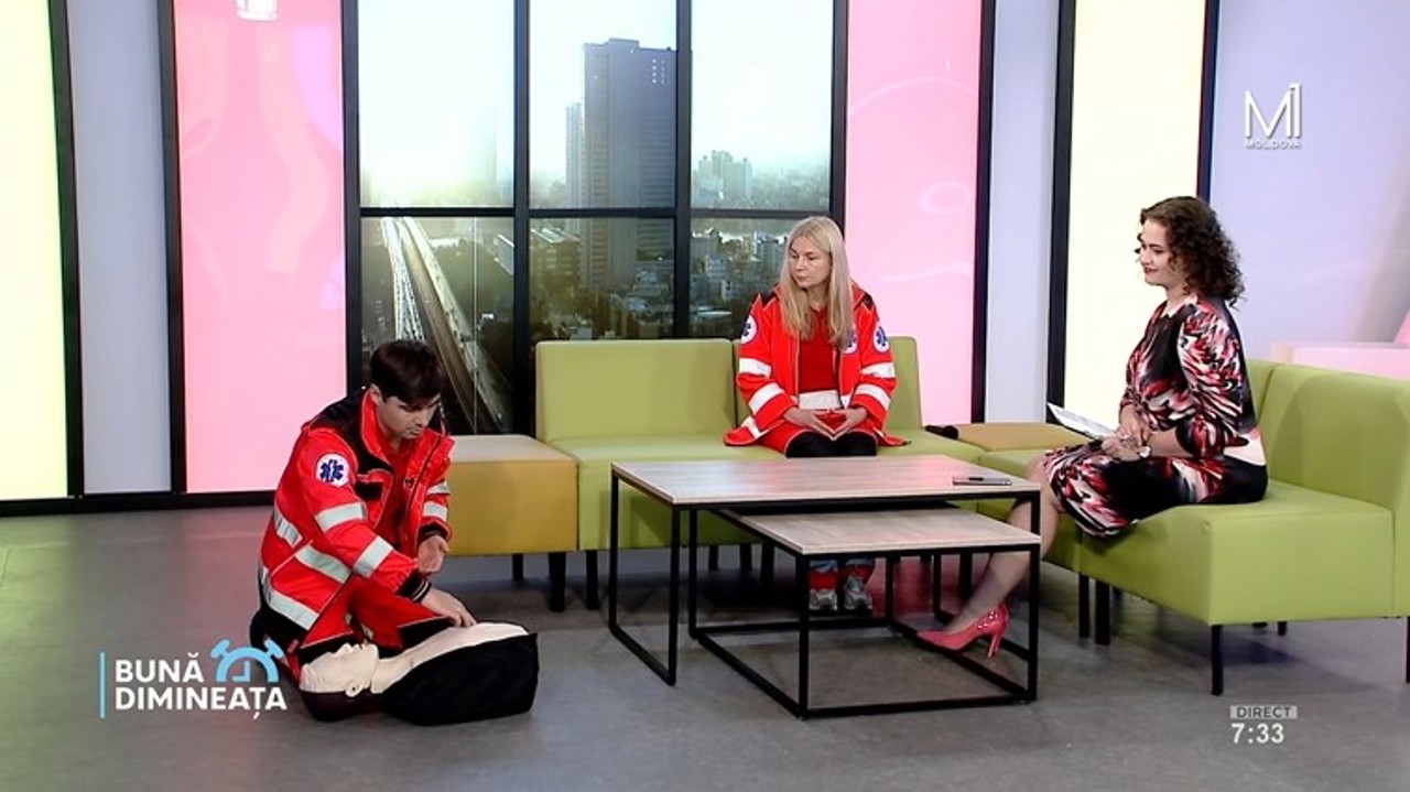 Bună Dimineața // В Европейский день Реанимации: Как оказывать первую медицинскую помощь