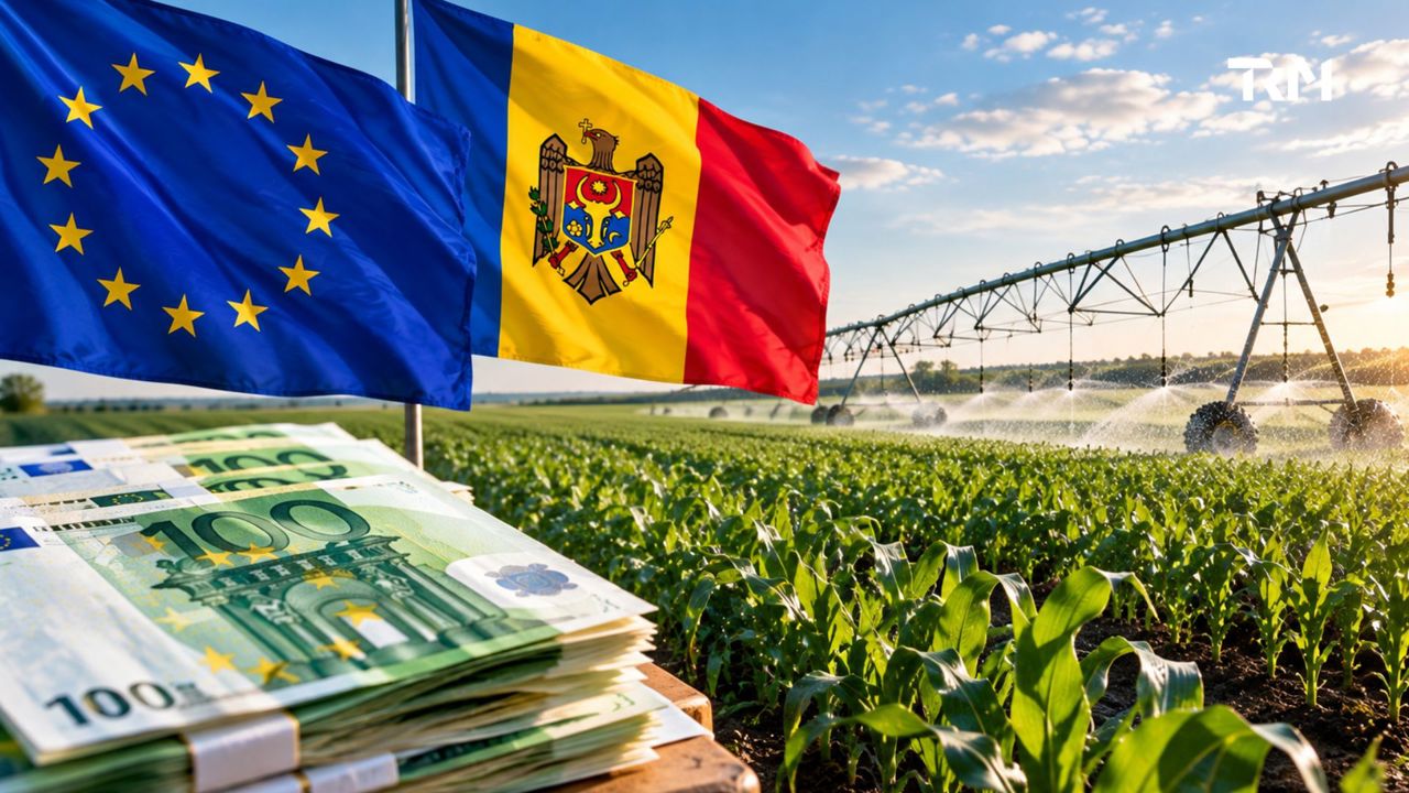 „Apa, o resursă din ce în ce mai prețioasă”: UE și BERD investesc 114.8 milioane de euro în irigarea a 7.000 de hectare de teren agricol din R. Moldova