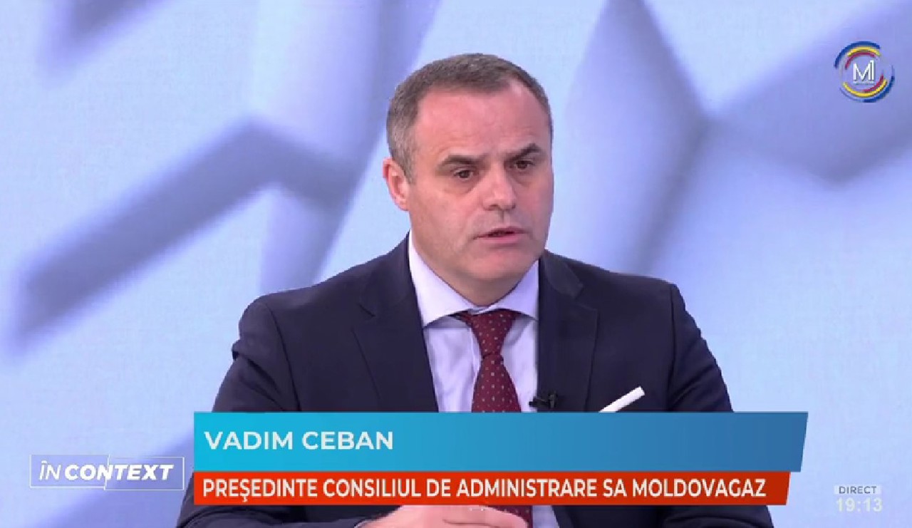 Vadim Ceban, după aprobarea noilor tarife la gazele naturale: „Noi suntem de acord cu abordarea ANRE”