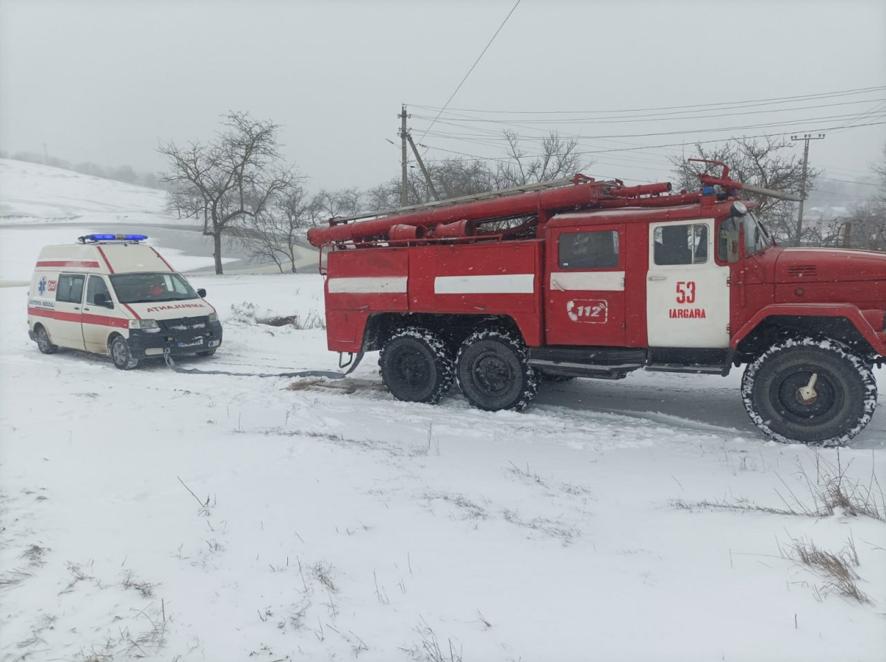 Moldova’s emergency services mobilize as heavy snow causes regional disruptions