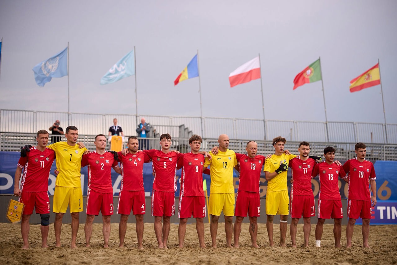 Naționala Republicii Moldova s-a clasat pe locul 7 la Superfinala Euro Beach Soccer League