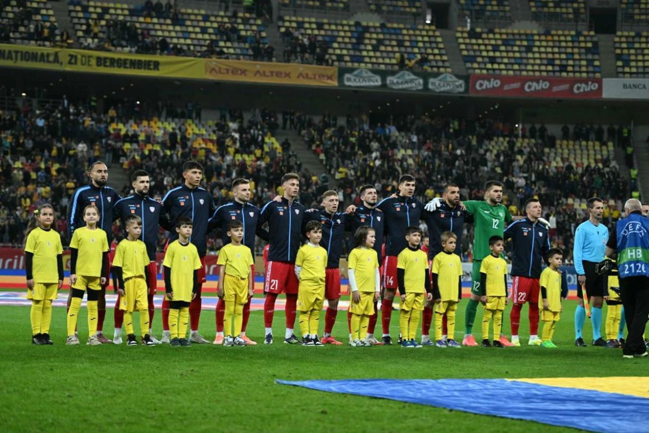 Echipa națională de fotbal a Republicii Moldova a coborât două trepte în clasamentul FIFA