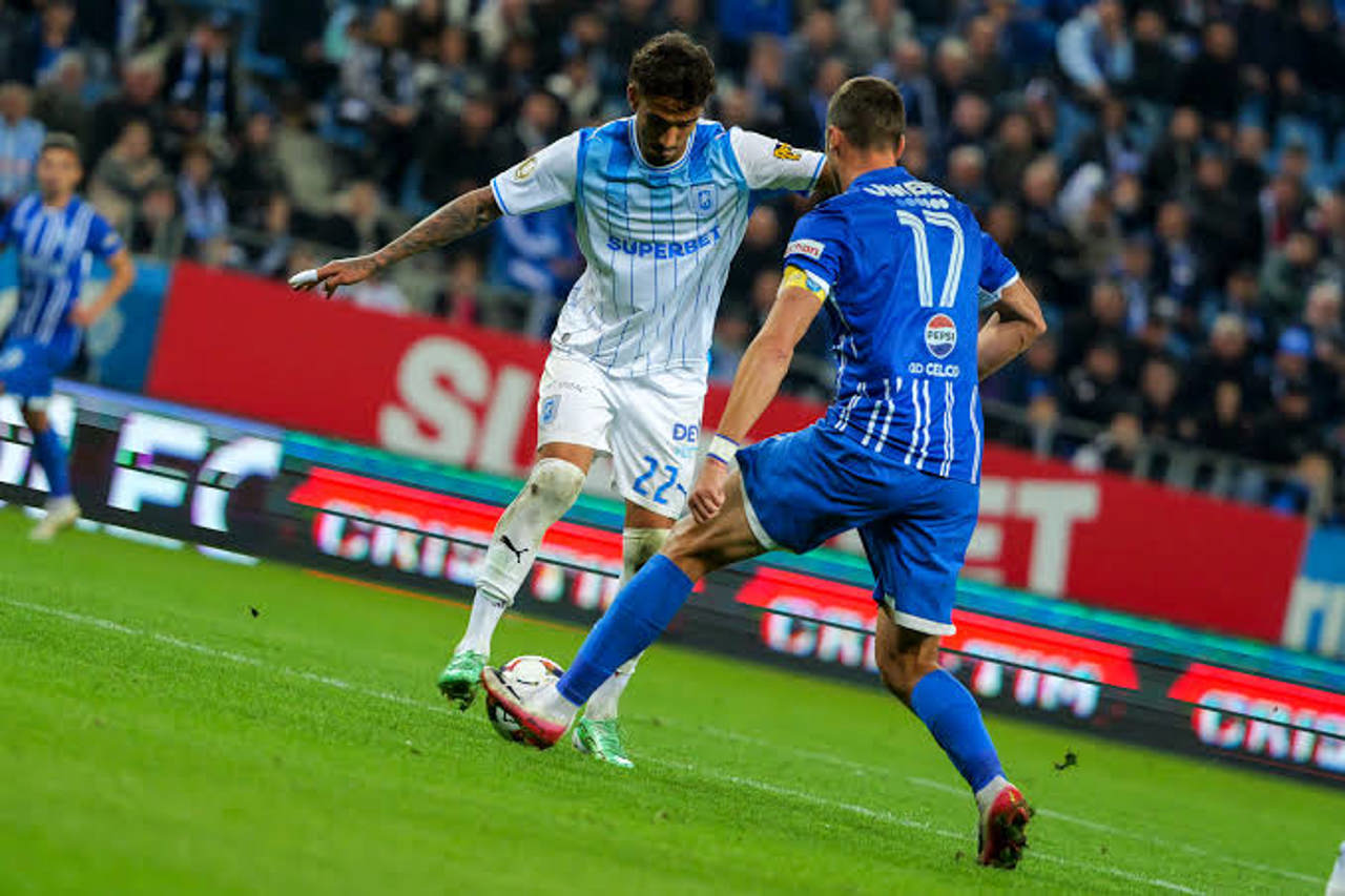 CS Universitatea Craiova obține a 5-a victorie consecutivă în Superliga românească de fotbal