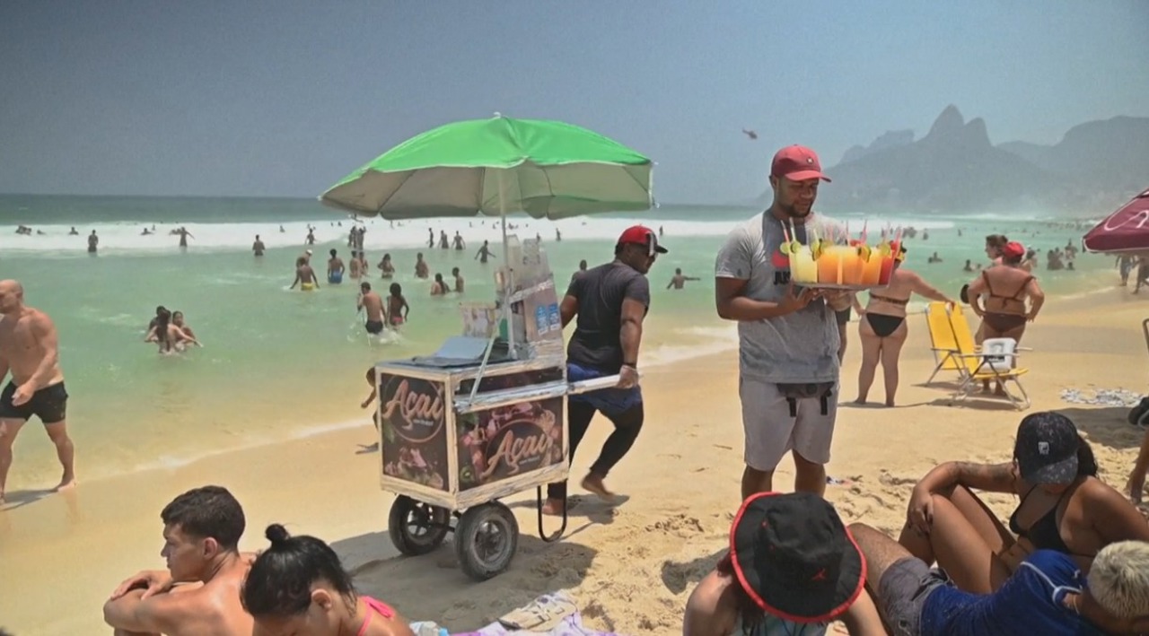 Жара в Бразилии с рекордными температурами в Рио-де-Жанейро