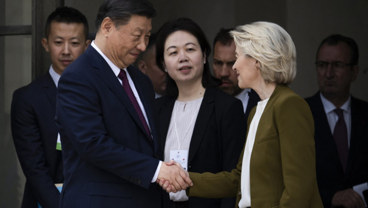 Macron and von der Leyen press China's Xi on Ukraine and fair trade at Paris summit