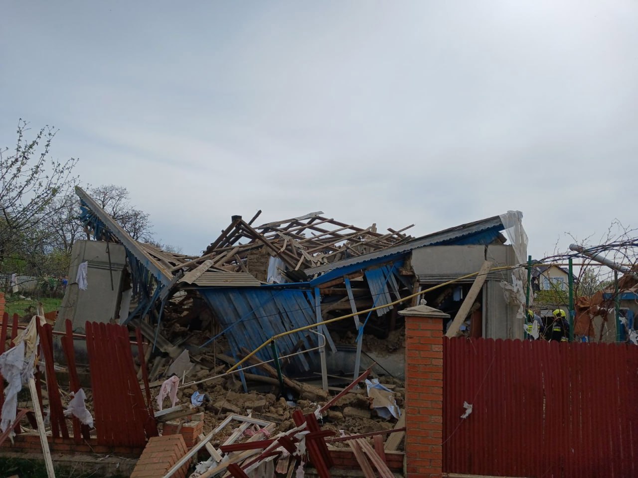 Взрыв в доме в Леова: Один мужчина был доставлен в больницу с ожогами