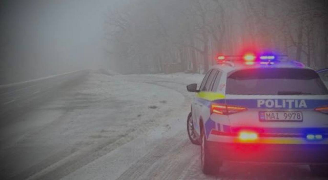 Poliția avertizează: chiciură și polei pe drumuri, risc sporit de accidente