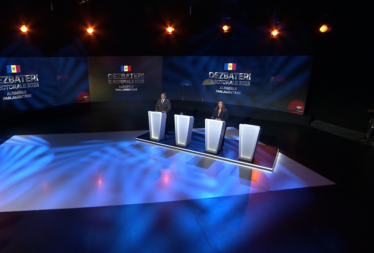 DEZBATERI electorale la Moldova 1: Năstase propune alegerea procurorului general de către popor, Sanduța critică evaluarea judecătorilor