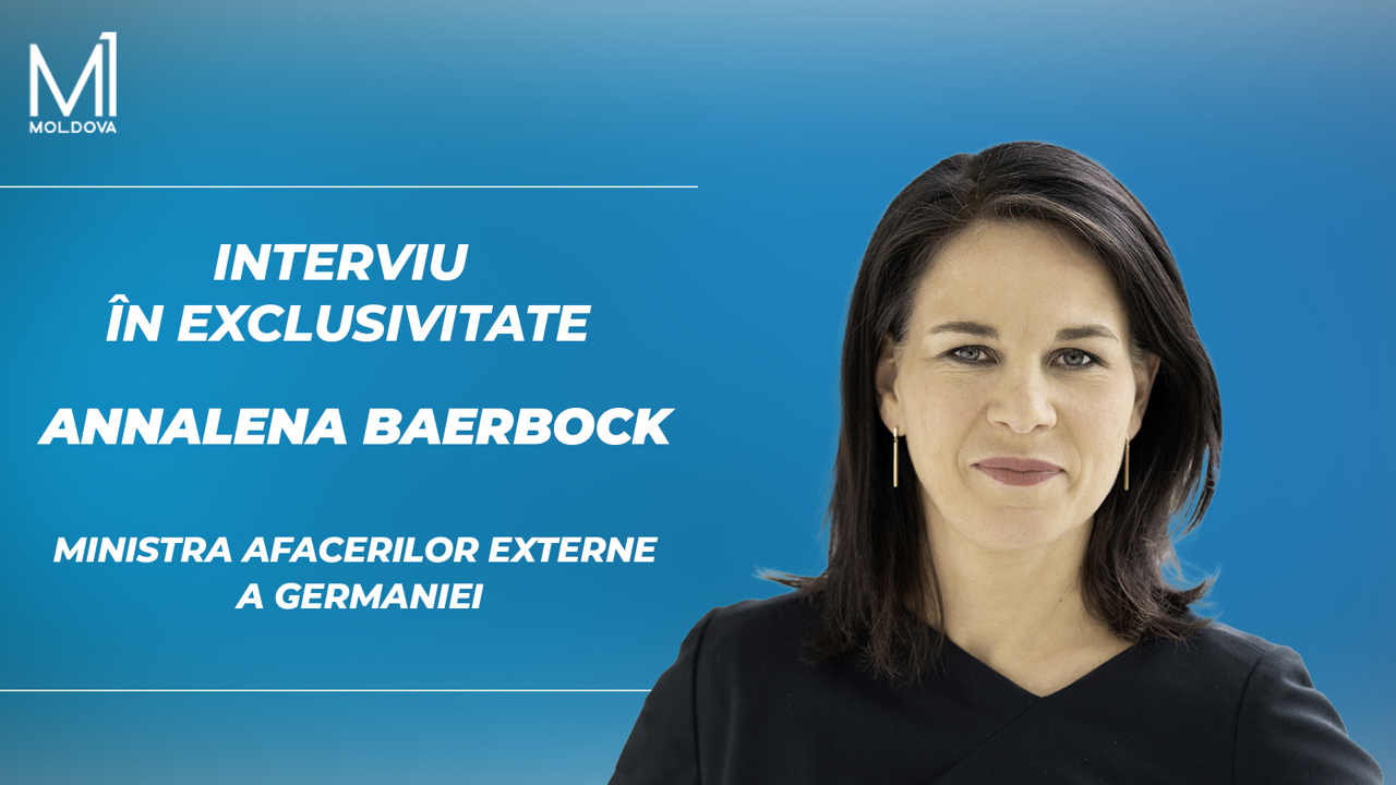 În exclusivitate, la Moldova 1: Interviu cu ministra de externe a Germaniei Annalena Baerbock