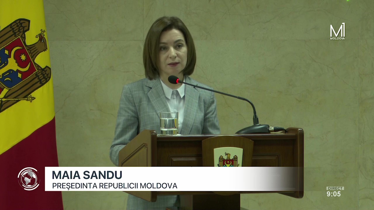 „ULTIMA ORĂ”: Maia Sandu - Briefing pe Aeroportul Internațional Chișinău