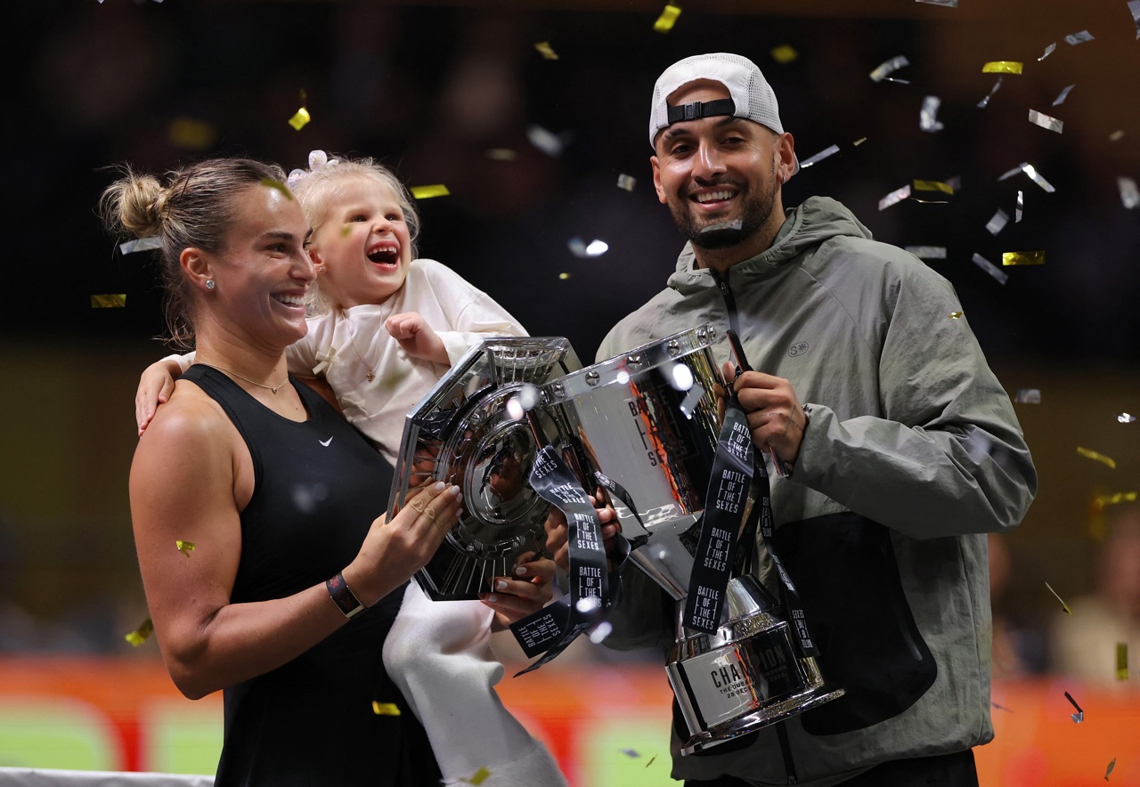 Nick Kyrgios a câștigat partida demonstrativă cu Arina Sabalenka