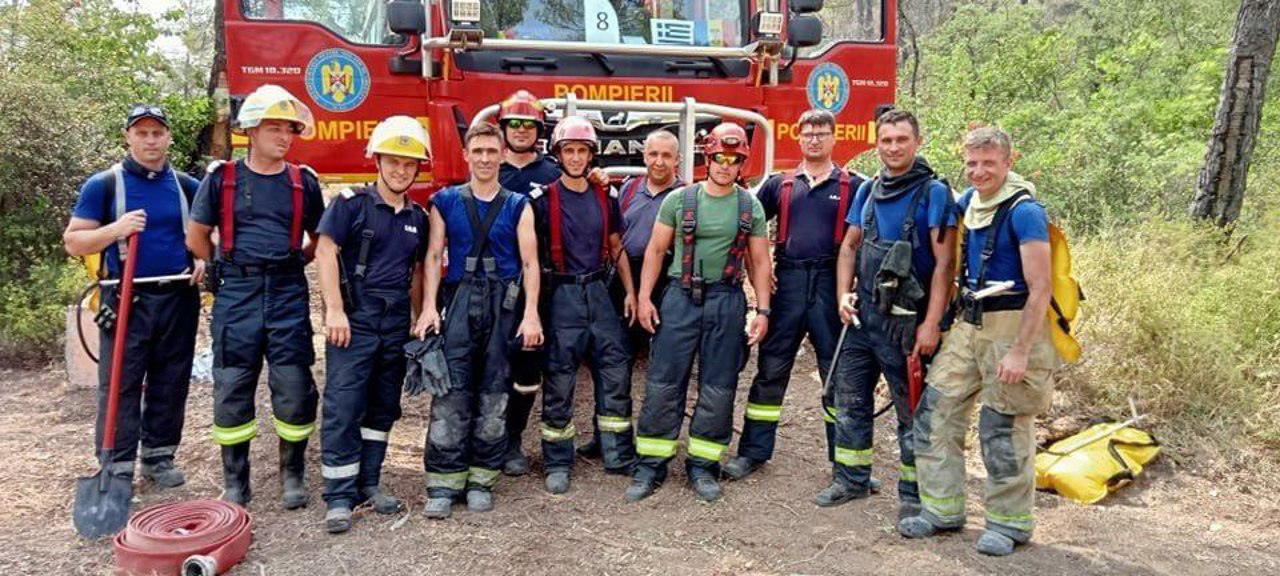 Republica Moldova trimite echipaje de pompieri în Grecia. Vor ajuta la stingerea incendiilor de pădure