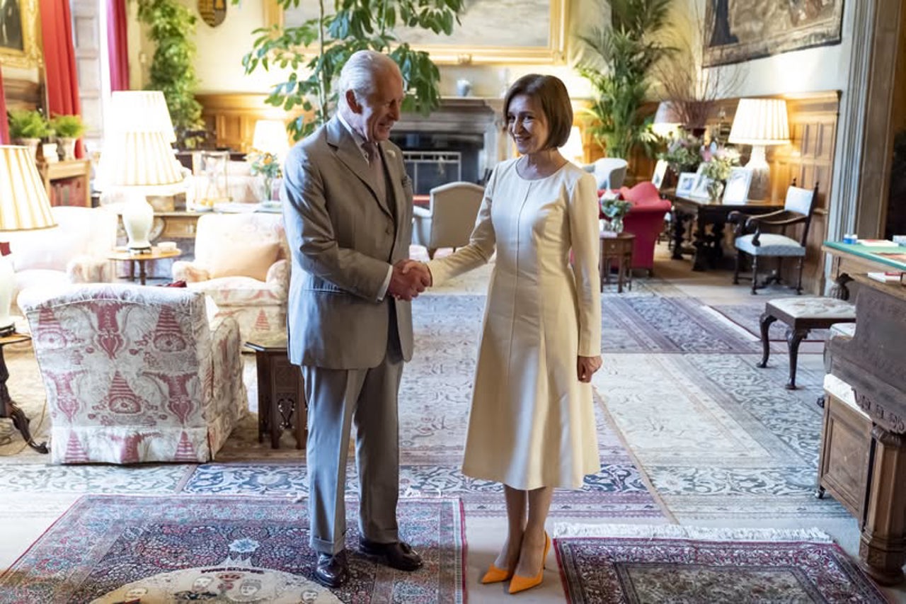 Maia Sandu, după întrevederea cu Regele Charles al III-lea: „Sprijinul Marii Britanii ne dă încredere să mergem înainte”