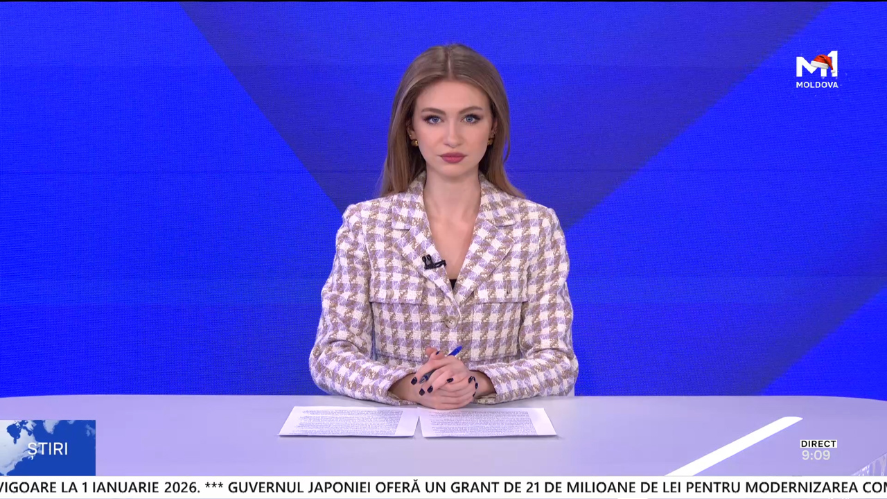 Știri (09:00) din 14 ianuarie 2026 cu Maria Brînca