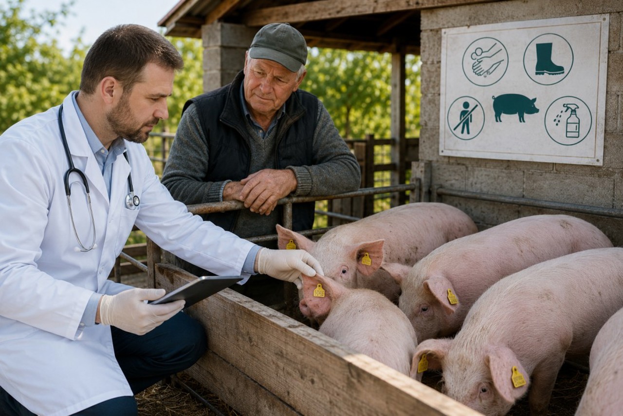 Medicii veterinari vor verifica porcii din gospodării: ANSA introduce un nou concept preventiv 