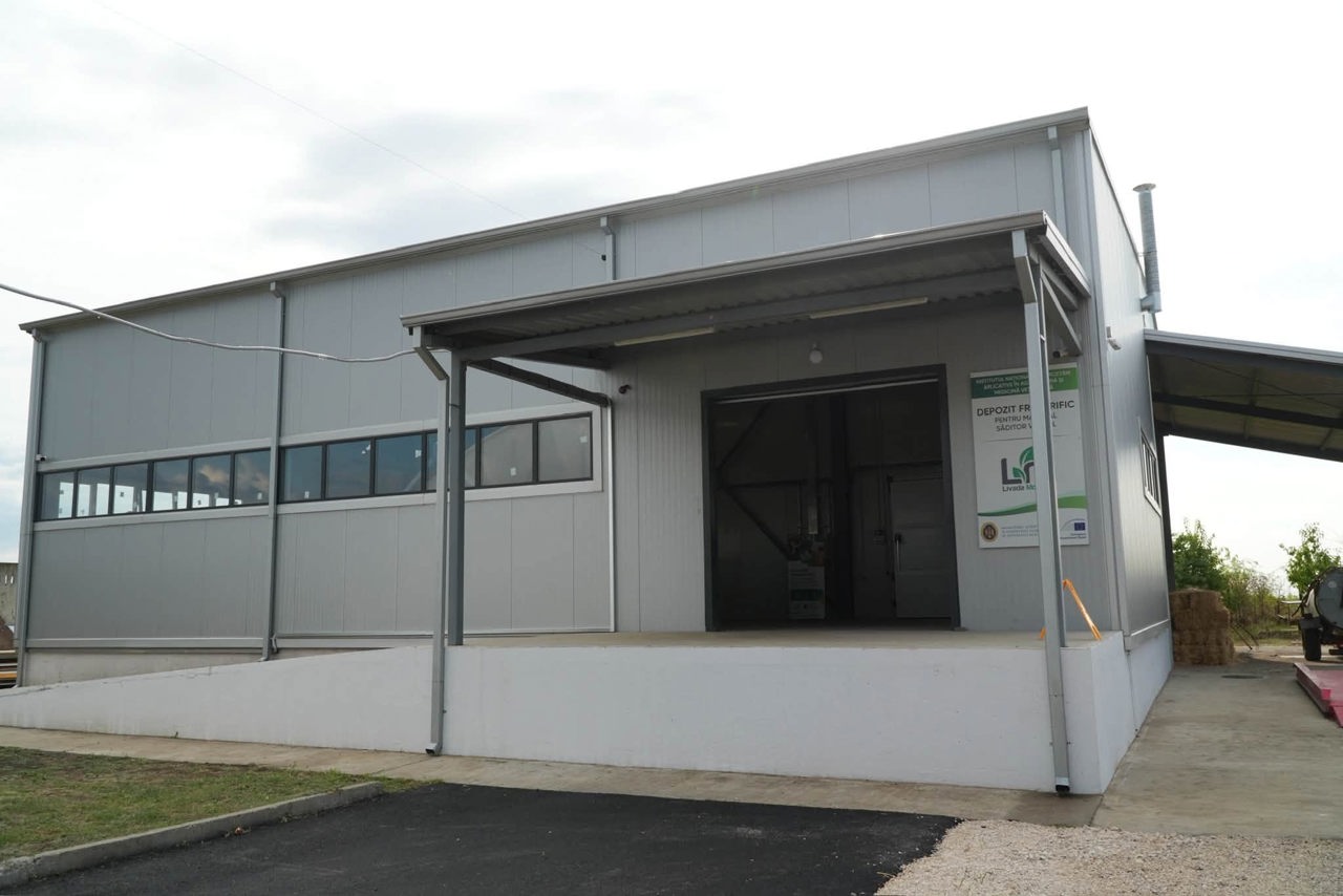 Depozit frigorific de aproape 400 de metri pătrați, destinat păstrării butașilor de viță-de-vie, inaugurat la Chișinău 
