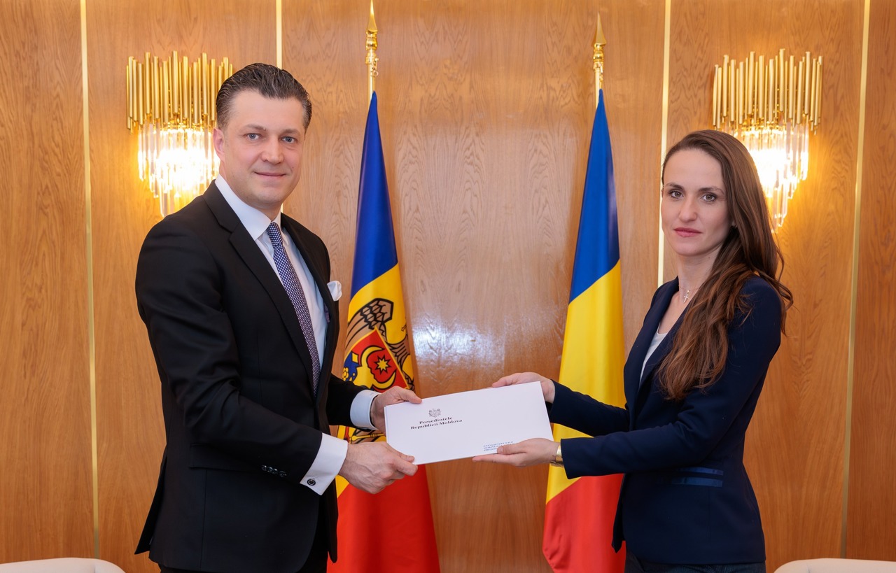 Noul ambasador al Republicii Moldova în România a prezentat scrisorile de acreditare
