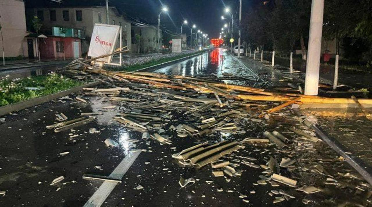 Hundreds of hectares of orchards and vineyards destroyed by heavy rain