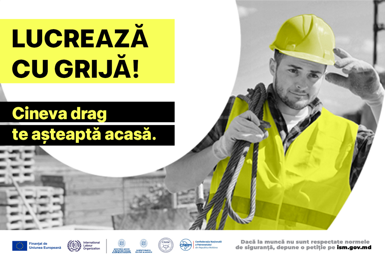 515 accidente în nouă luni: autoritățile lansează campania „Lucrează cu grijă! Cineva drag te așteaptă acasă.”