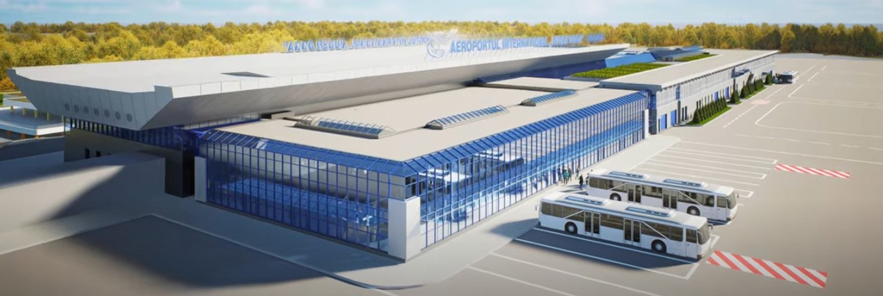 VIDEO // Cum va arăta Aeroportul Internațional „Eugen Doga” după investirea a 700 de milioane de lei într-un nou terminal