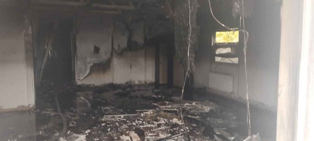 Fire at Vatra workers’ dormitory: 15 evacuated, no casualties