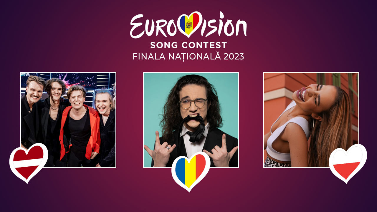 Eurovision Song Contest 2023 National Final // Special guests - representatives of Romania, Poland and Latvia