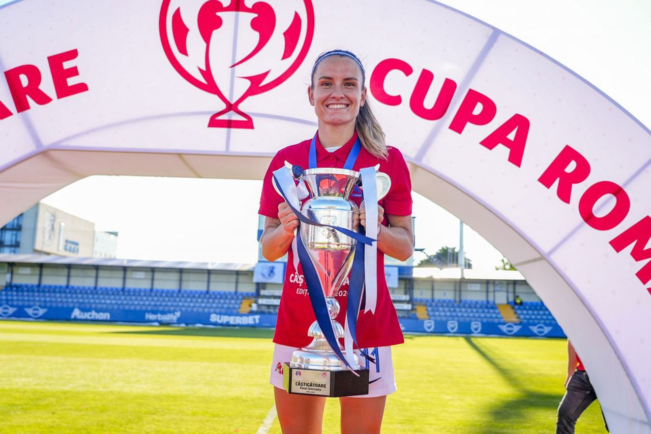 Claudia Chiper a cucerit Cupa României la fotbal feminin 