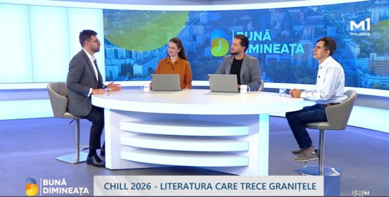 Festivalul CHILL aduce scriitori din 12 țări la Chișinău: „Încercăm să readucem cititorii în albia literaturii”