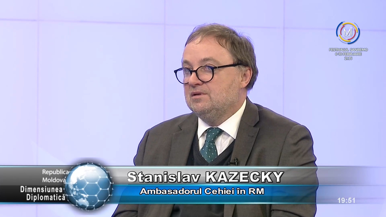 „Dimensiunea Diplomatică” //05.02.2024 / Stanislav Kazecky, Ambasadorul Cehiei în Republica Moldova