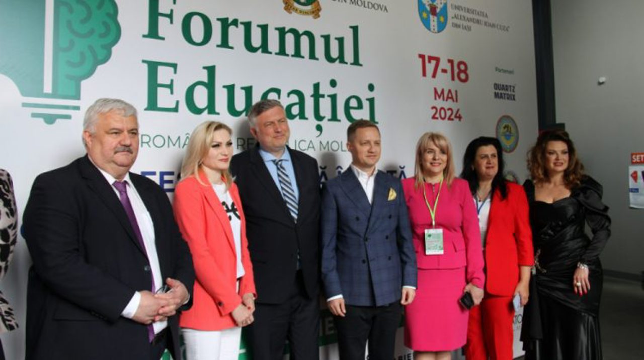Forumul Educației România - Republica Moldova, organizat la USM. Platforma a reunit profesori din mai multe state din Europa