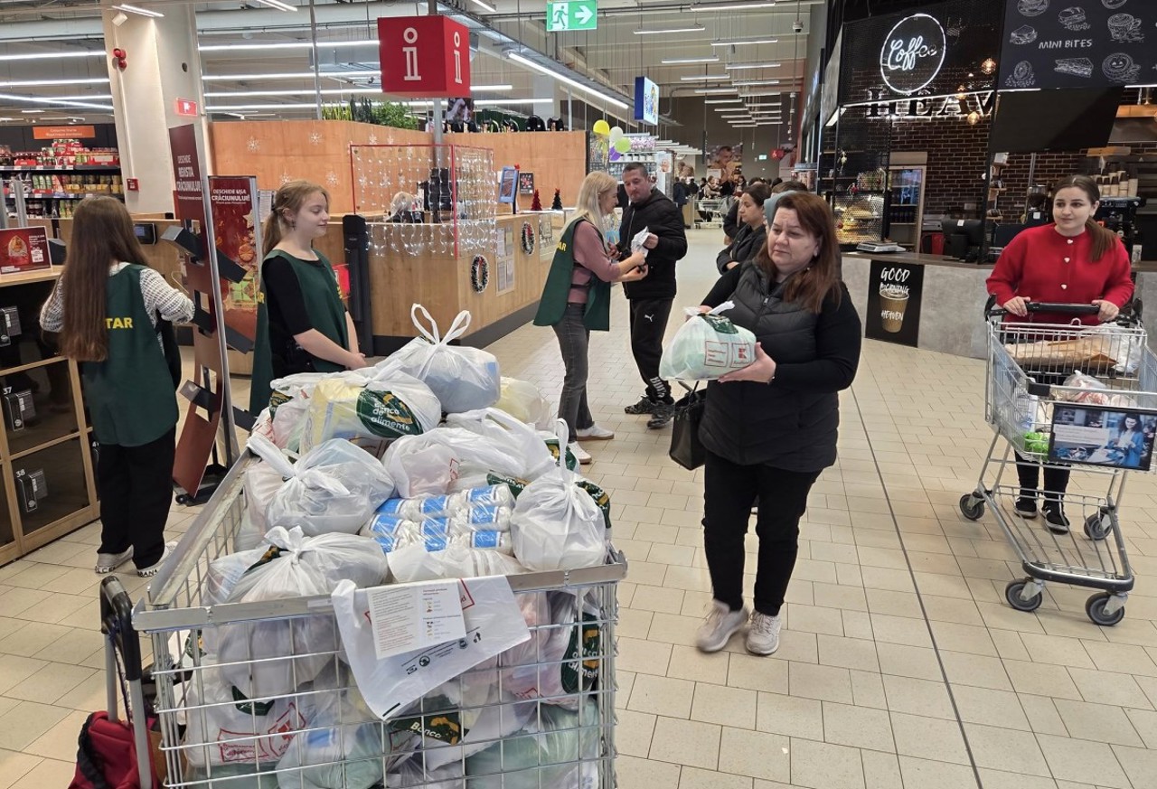 Campania „Binele din coșul tău” a adunat 20 de tone de produse alimentare, de trei ori mai mult decât anul trecut” 