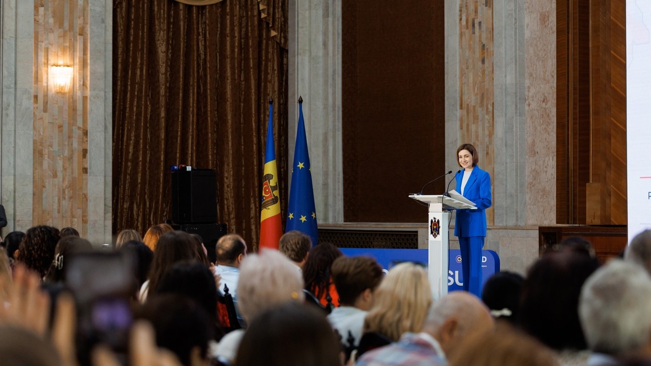 Maia Sandu, la recepția dedicată Zilei Independenței: „Suntem ascultați și apreciați în capitale importante, iar vocea noastră contează în familia democratică europeană”