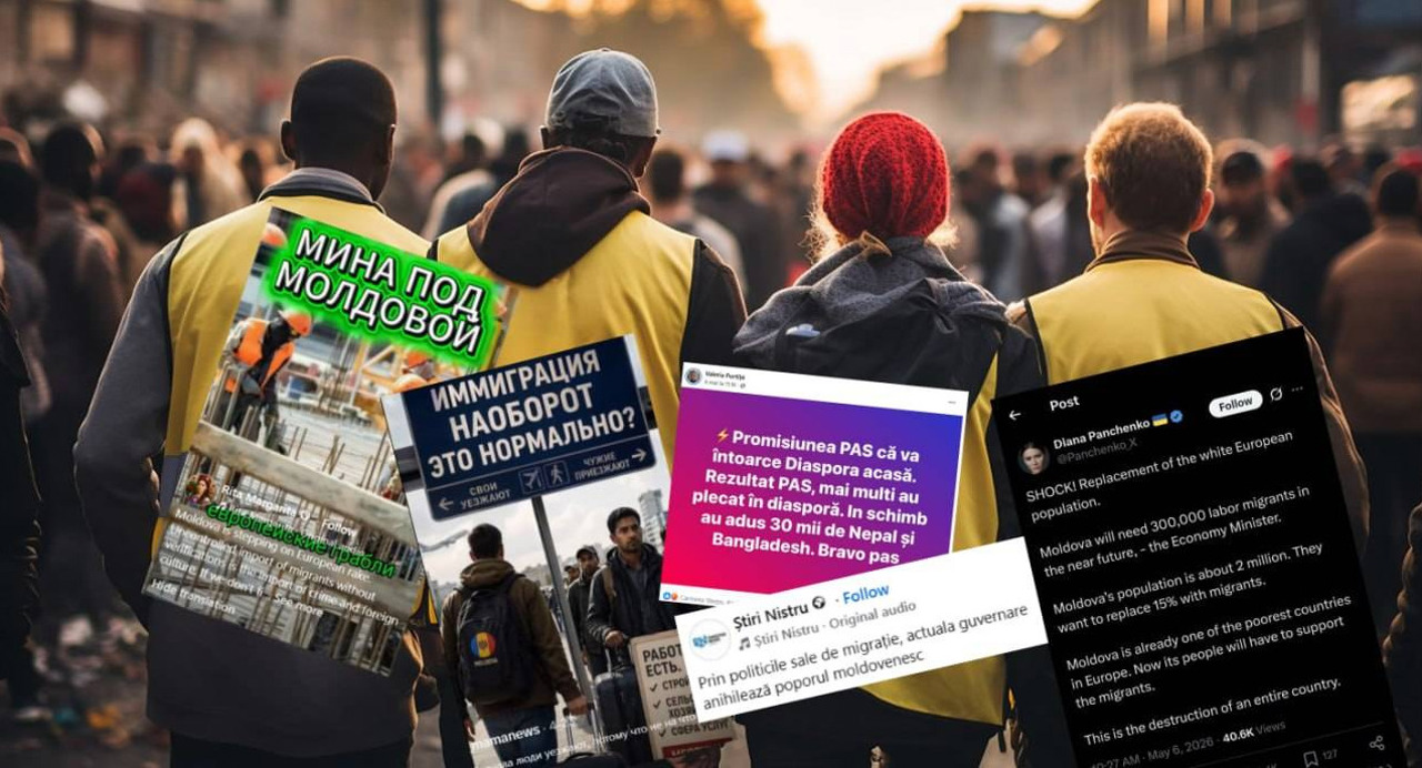 Analiză: Mesajele despre „invazia” migranților în R. Moldova sunt false și manipulatoare