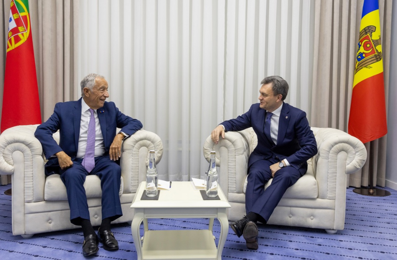 Dorin Recean meets the President of Portugal: Boosting trade and investment relations, among the topics discussed