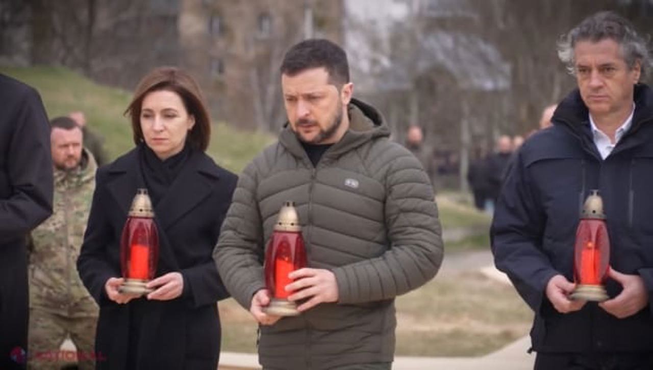 Президент Майя Санду в Буче: "Мы верим в победу Украины!"