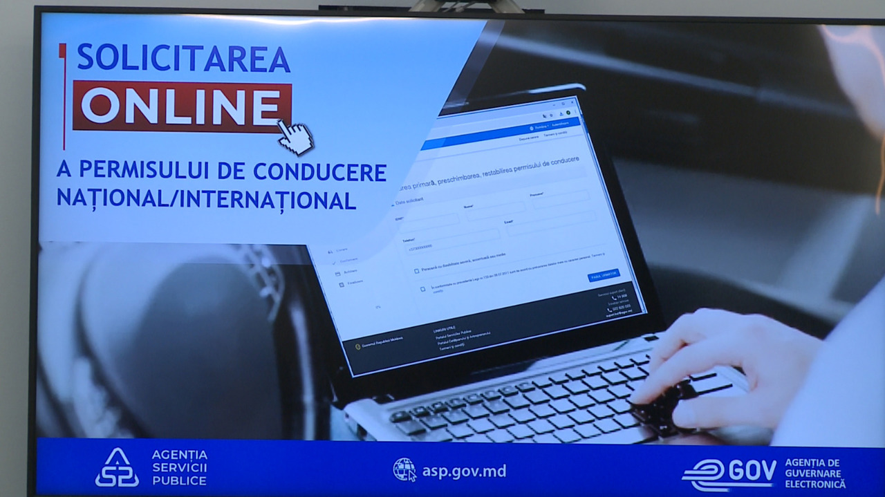 Permise de conducere, disponibile online: Cereri simplificate și livrare rapidă prin Mdelivery